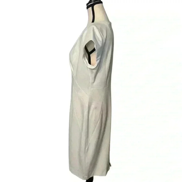 Classiques Entier Women’s size 12 White Pencil Dress. Cap sleeve. Double zip - Picture 3 of 15